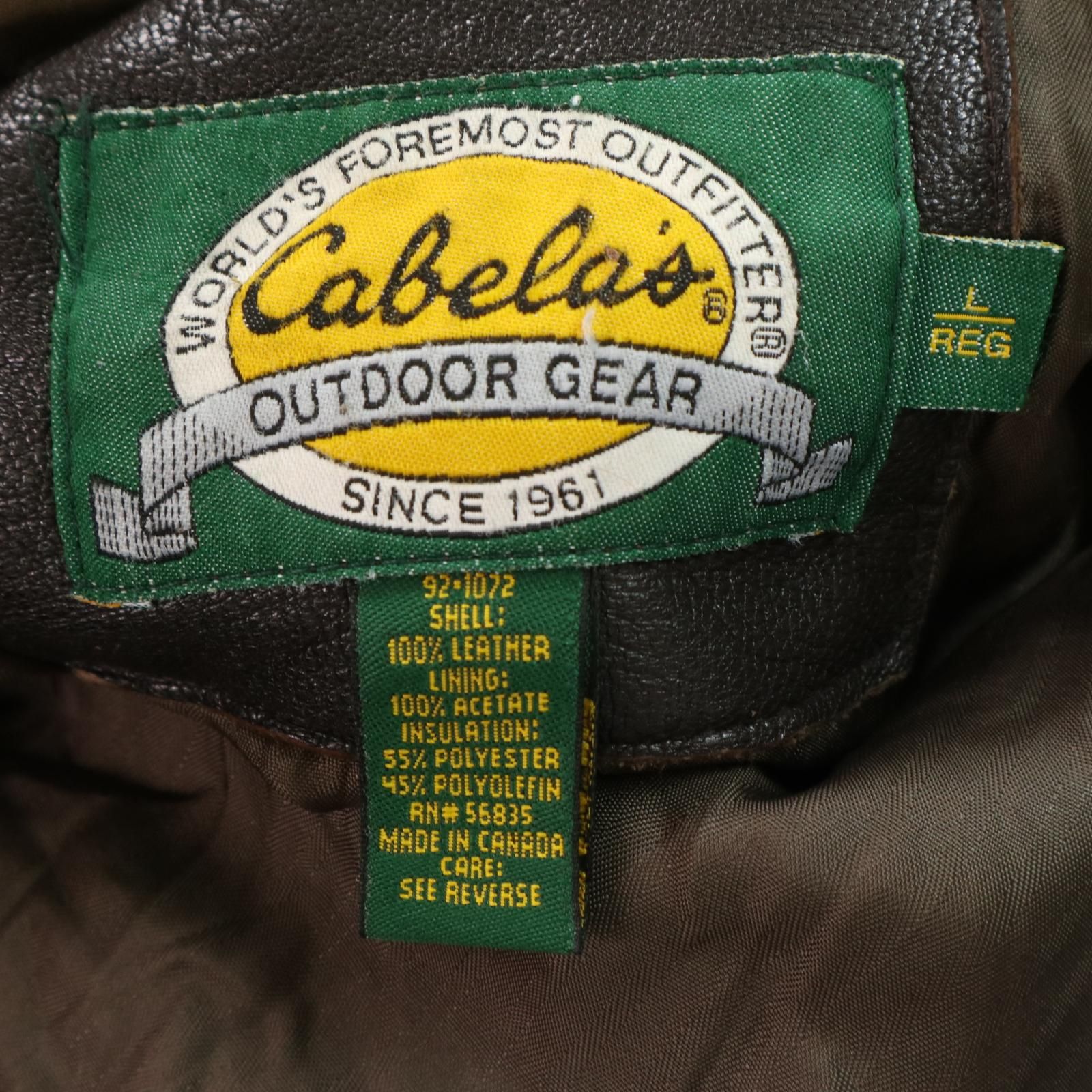 カナダ製 Cabela's カベラス G-1 フライトジャケット レザー