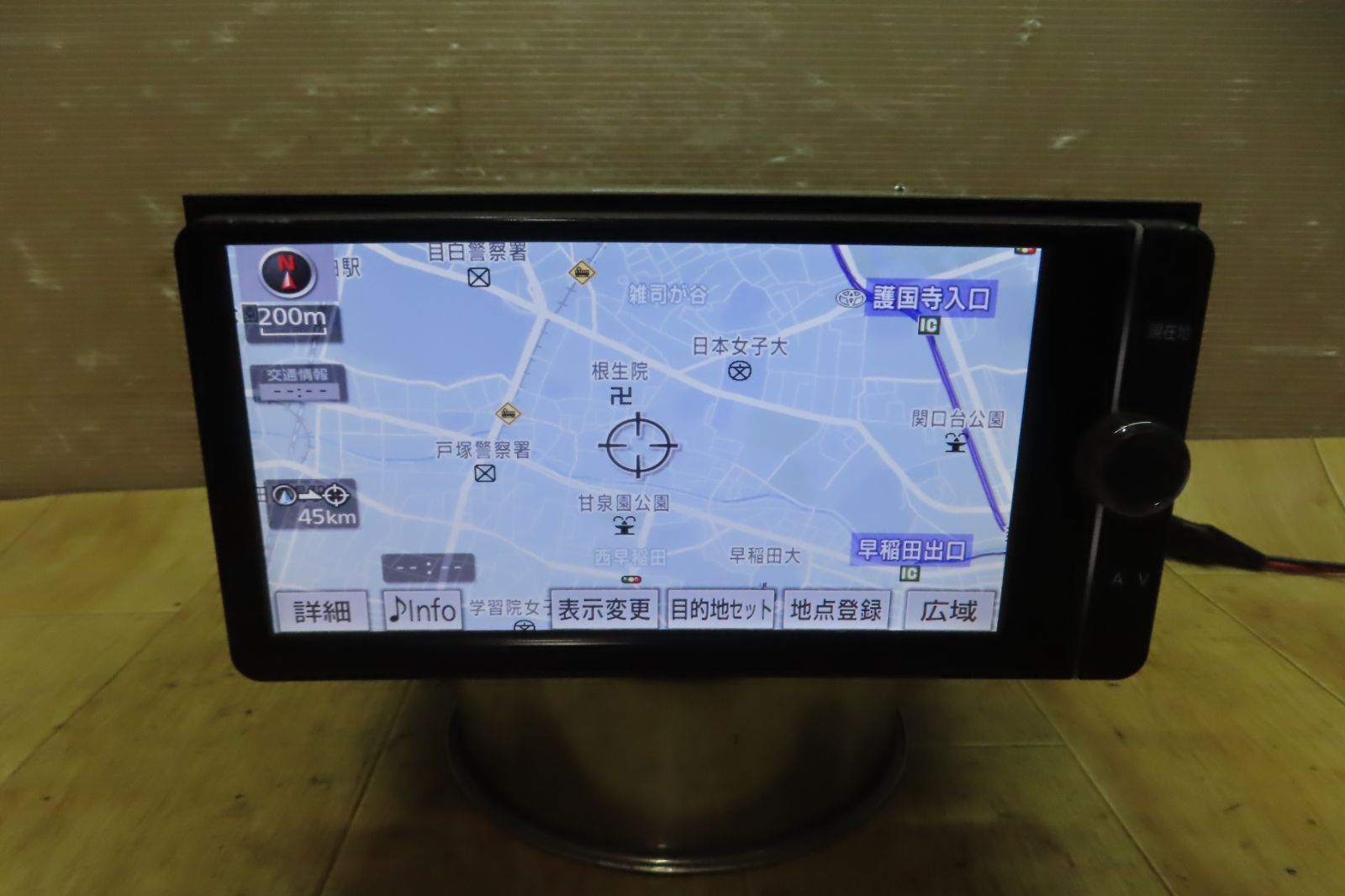 付 F1801|トヨタ純正 NSZT-W62G SDナビ 地図2012年 地デジTVフルセグ内蔵 Bluetooth内蔵 CD DVD再生OK
