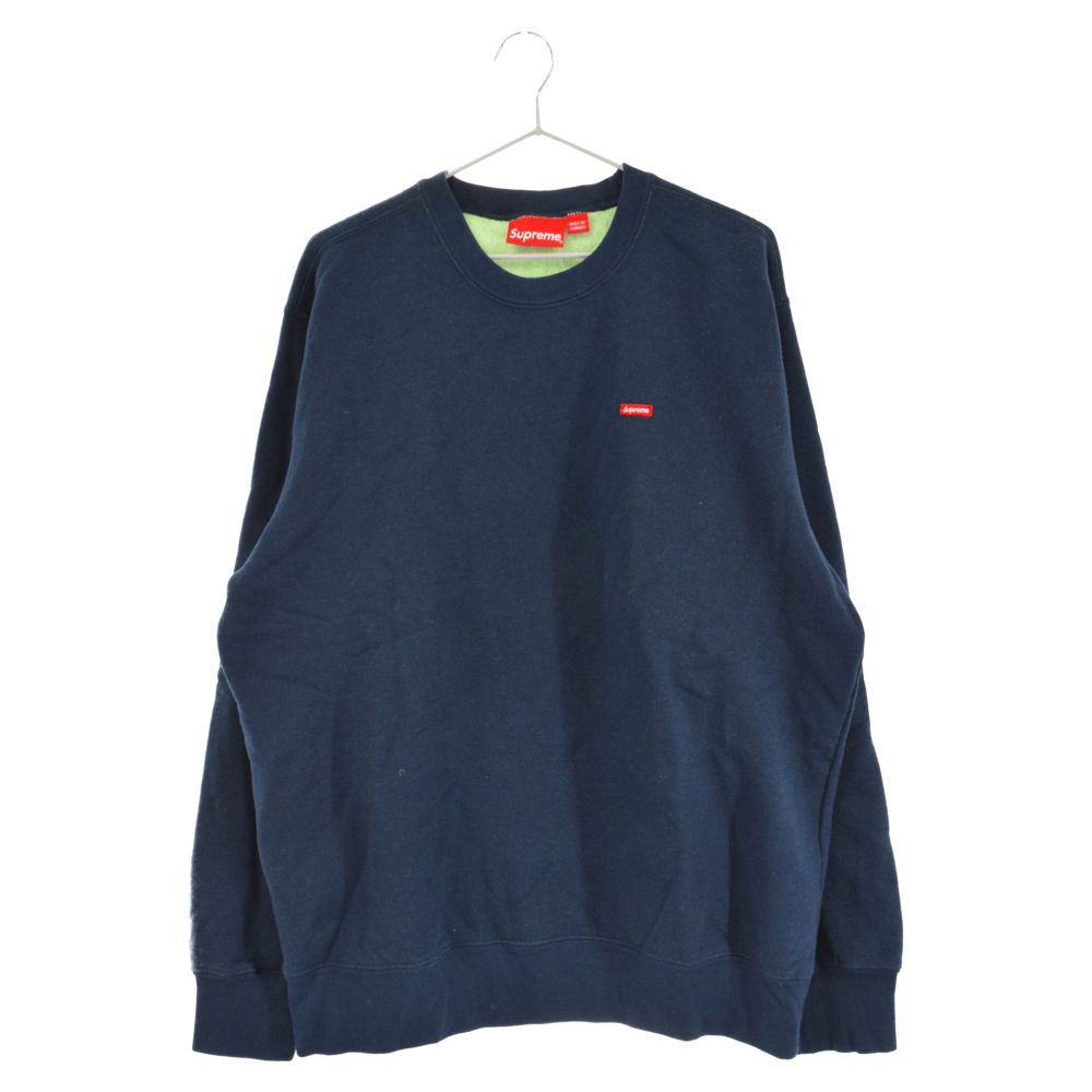 SUPREME (シュプリーム) 18SS Small Box Logo Contrast Crewneck ...