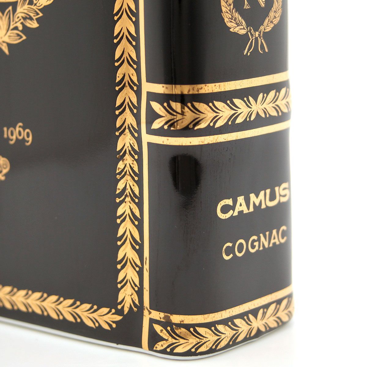 希少　未開栓品 CAMUS NAPOLEON COGNAC ブック型 ブランデー CAMUS カミュ ナポレオン ブック 陶器ボトル 青 700ml 40度