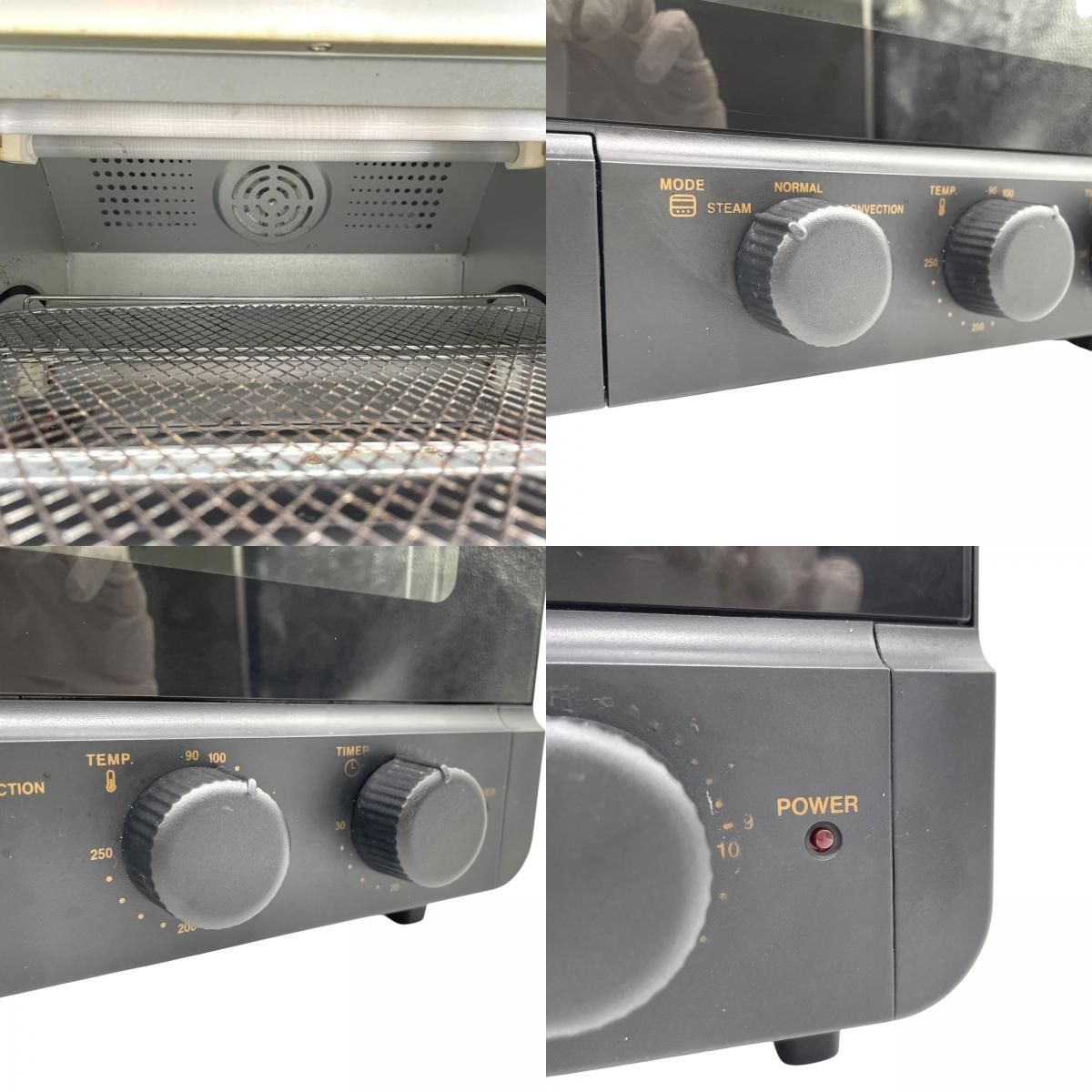 BRUNO ブルーノ スチーム＆ベイク トースター BOE067 黒 ブラック 電子レンジ オーブントースター 家電 通電 済 WWW_KANDAIZUMI_COM