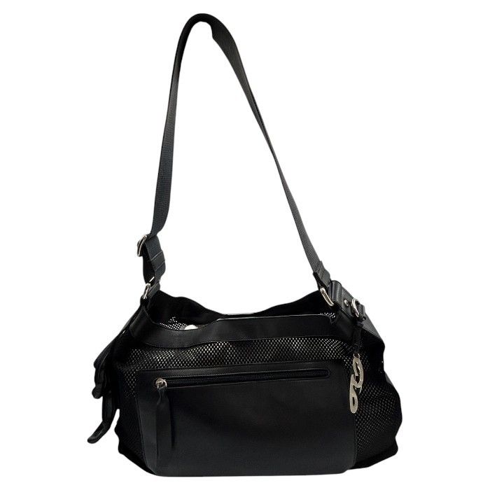 Dolce&Gabbana✨ショルダーバッグ オールレザー 黒 美品】DOLCE&GABBANA ショルダーバッグ メッセンジャー レザー 黒