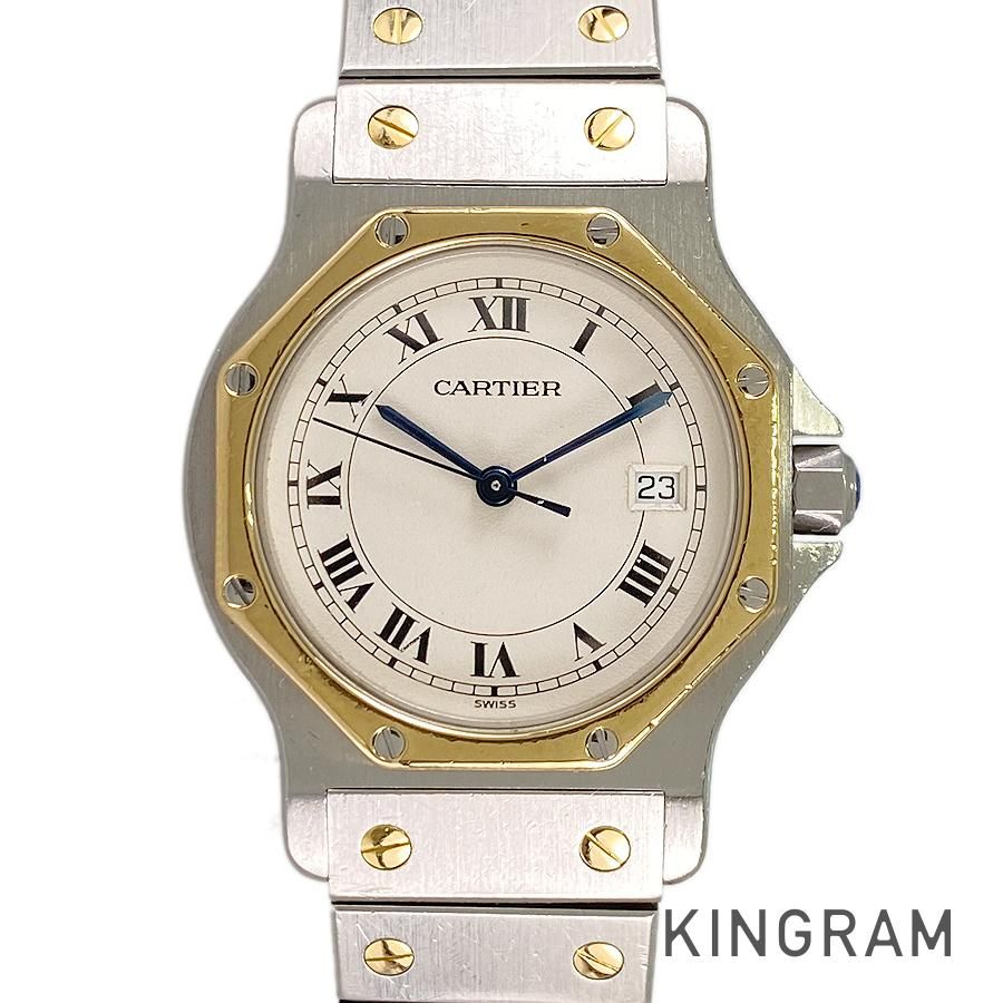 カルティエ CARTIER サントスオクタゴン LM W2001583 187902 SS YG 