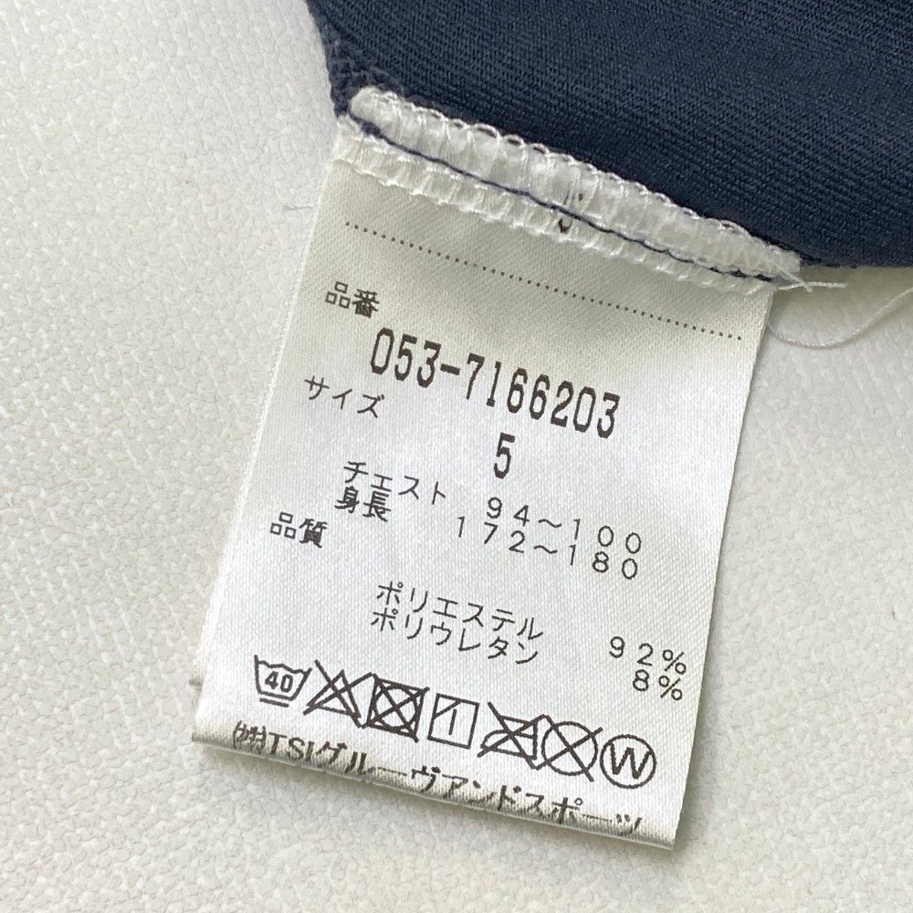 サイズ：5 PEARLY GATES パーリーゲイツ Vネック 長袖インナーTシャツ