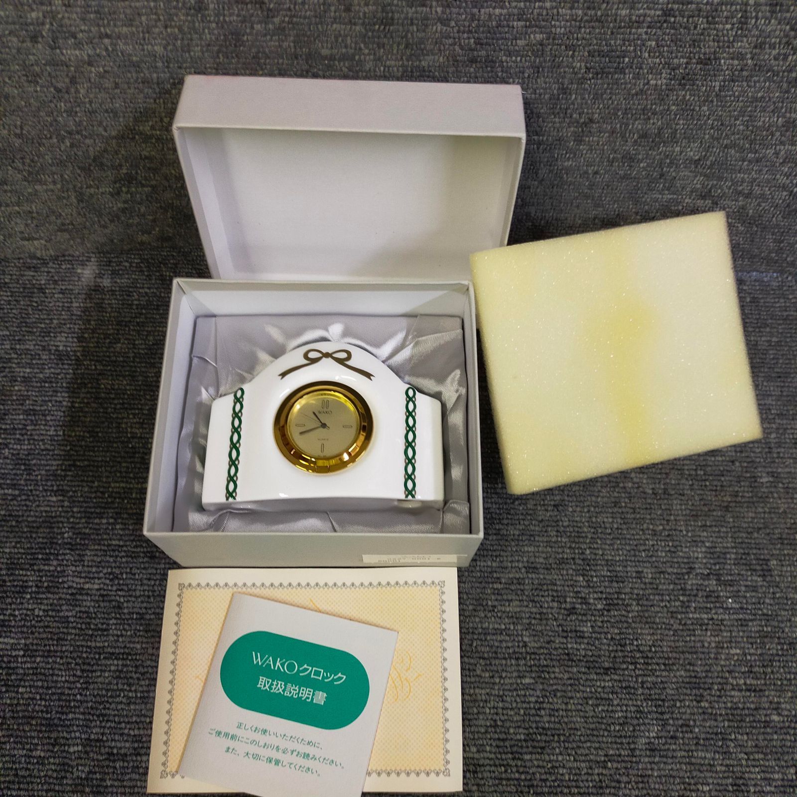 【新品未使用】WAKO 置時計　保証書付き 楽天市場】和光 WAKO 置時計 【中古】 : ワットマン楽天市場店