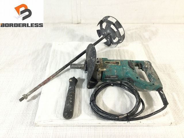 ☆品☆RYOBI リョービ 100V パワーミキサー PM-1011 電動工具 カクハン機 撹拌 混ぜ コンクリート 100862