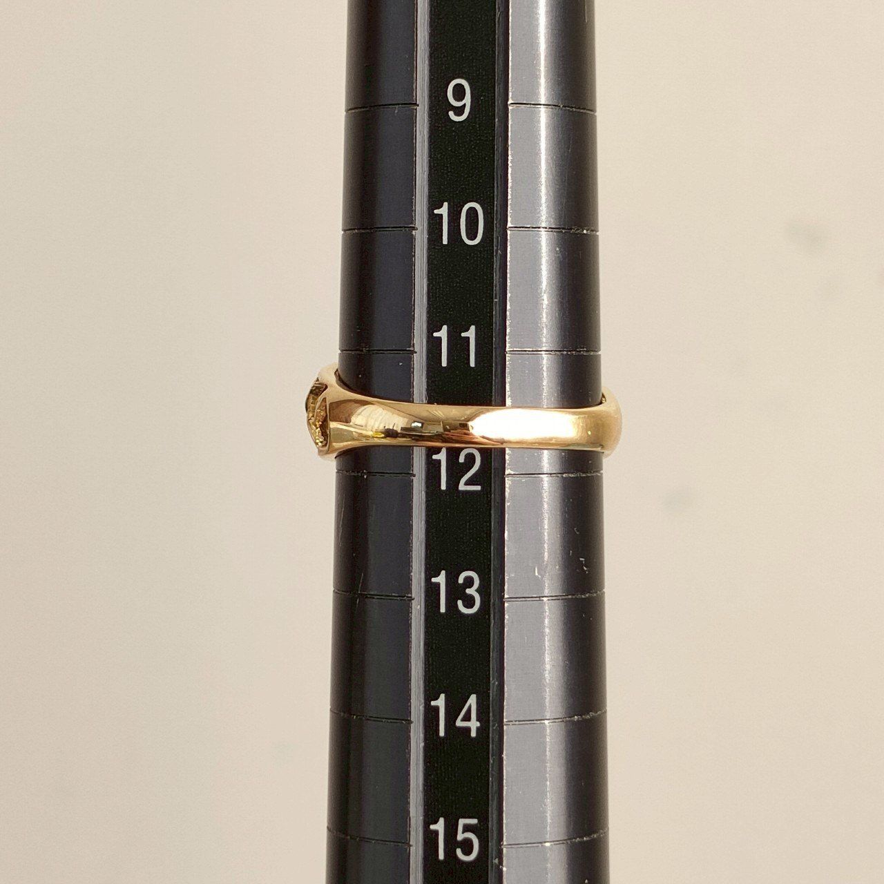 ジュエリーマキ★K18リング＆天然石/ヴィンテージ 18金 K18 ジュエリーマキ デザインリング 2.53g 11～12号 B957
