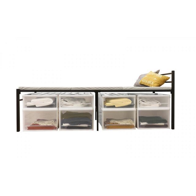 萩原 Hagihara KH-3095BK シングルベッド ハイタイプ 新生活 インテリア 家具おしゃれ NEXPOTALLINN_EU