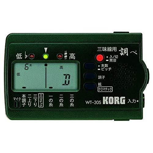 KORG チューナー 調べ 三味線用 WT-30S