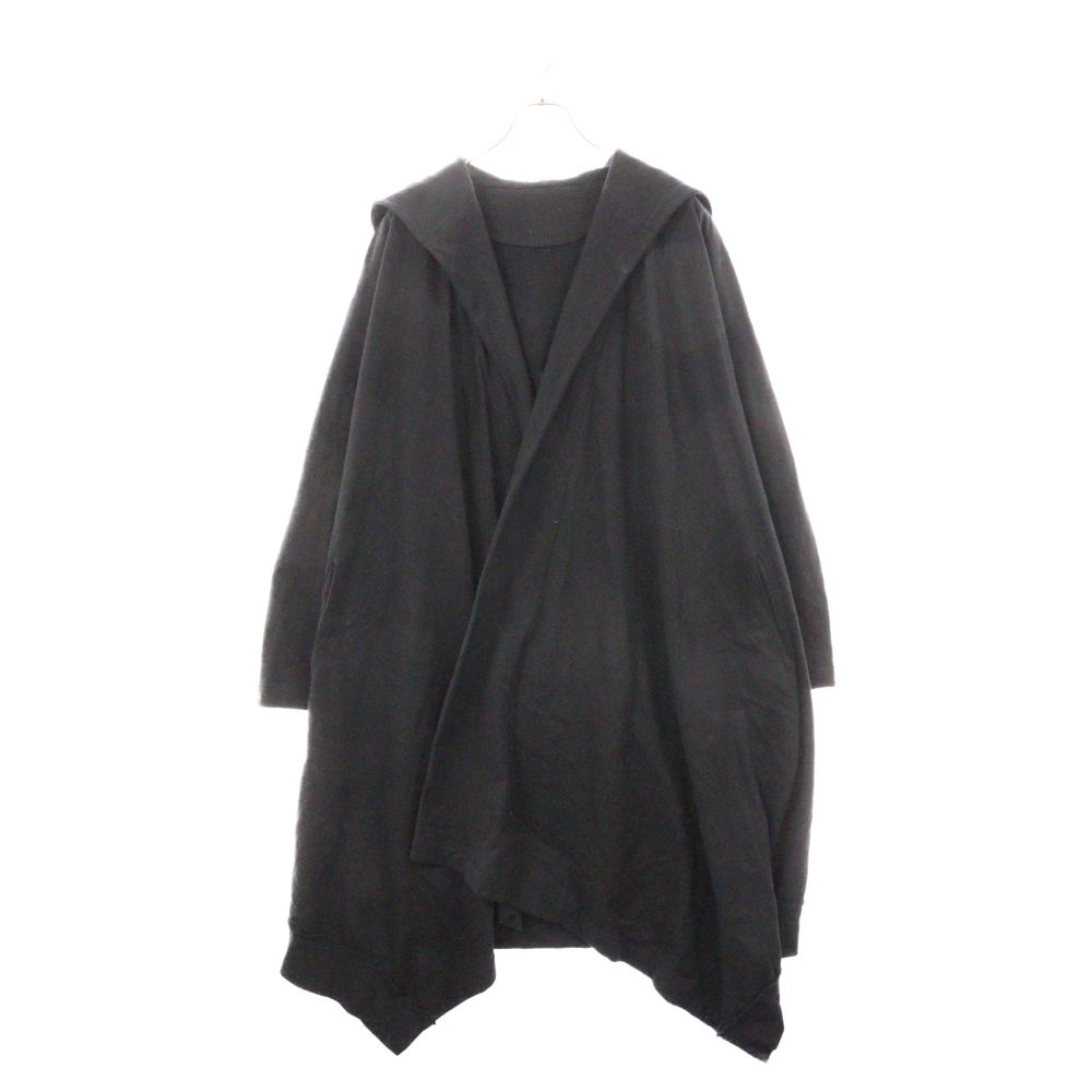 ★Ground Y ドレープカーディガン 黒 Ground Y フロントドレープフーディーカーディガン | HUES 福岡