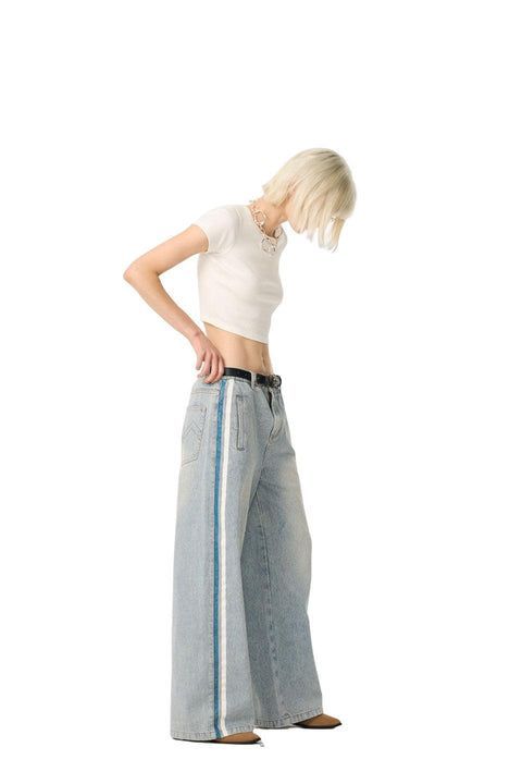 Moditec｜M Side Woven Belt Jeans - CLOSET by Haji - メルカリ