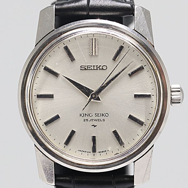 KING SEIKO 手巻き時計 シルバー文字盤 稼働品】KING SEIKO 手巻き時計 シルバー文字盤