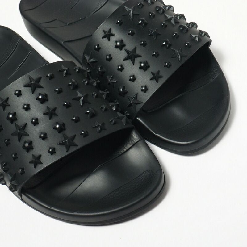JIMMY CHOO ジミーチュウ ラバー フラットサンダル スライド 
