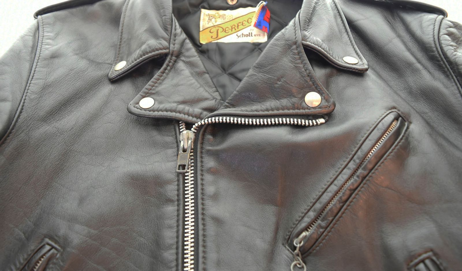 ショット SCHOTT 80s 後期 USA ダブルライダースジャケット 黒 618 42 