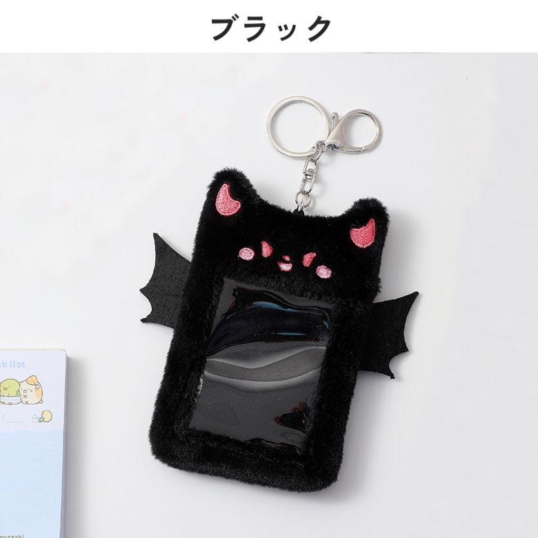 推し活 トレカケース チェキケース キーホルダー 猫 ネコ