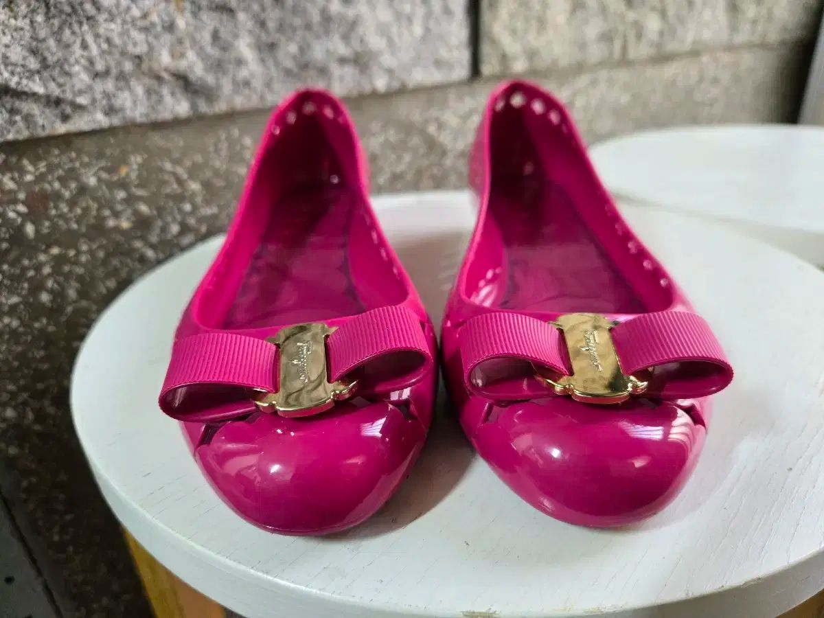 FERRAGAMO フェラガモ バレリーナ ゼリーシューズ 6M