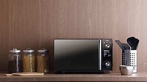 フカフカの 電子レンジ ミラーガラス フラット 20L ブラック ツインバード DR-D278B