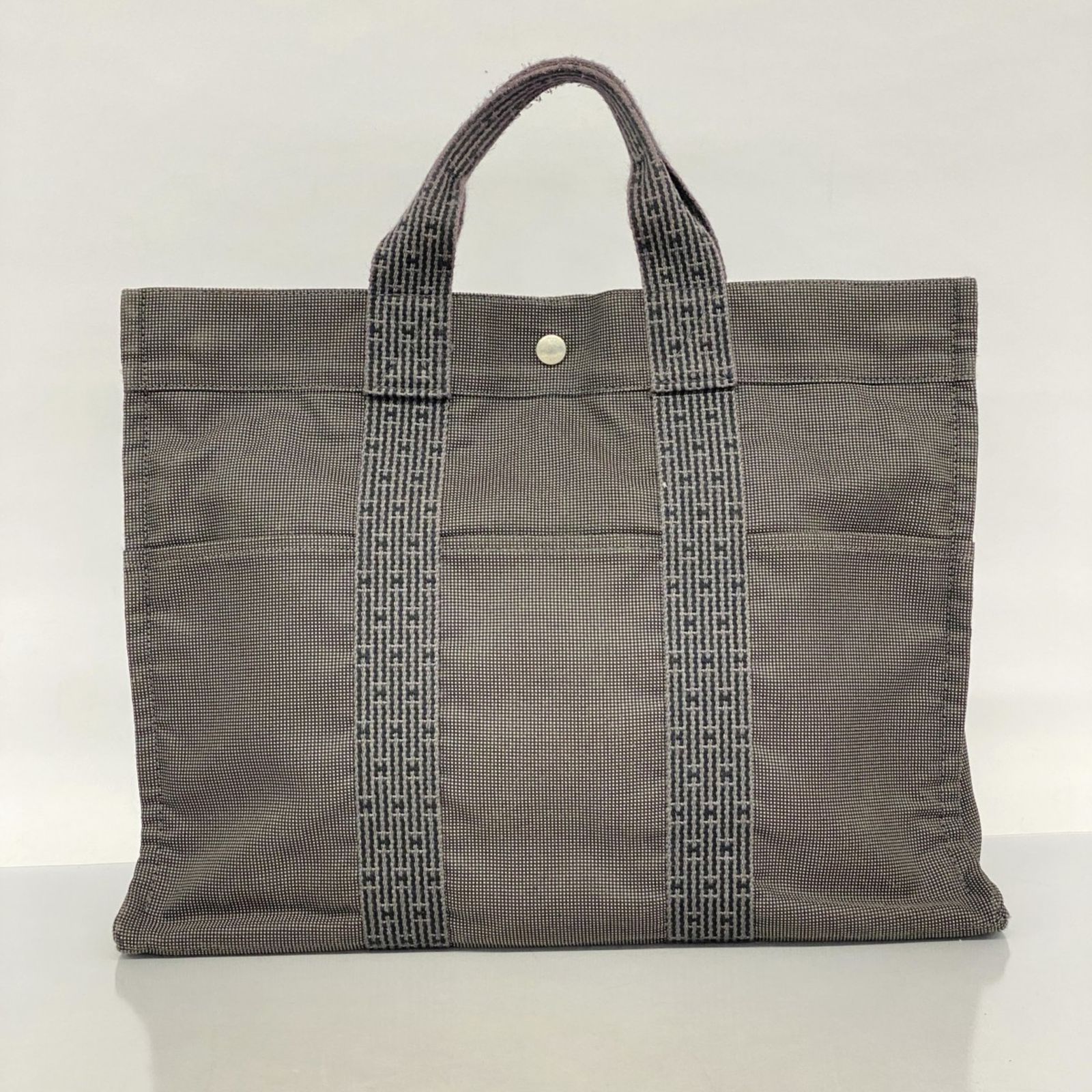 エルメス グレー キャンバストートバッグ 楽天市場】【中古】エルメス HERMES ニューフールトゥ カバス
