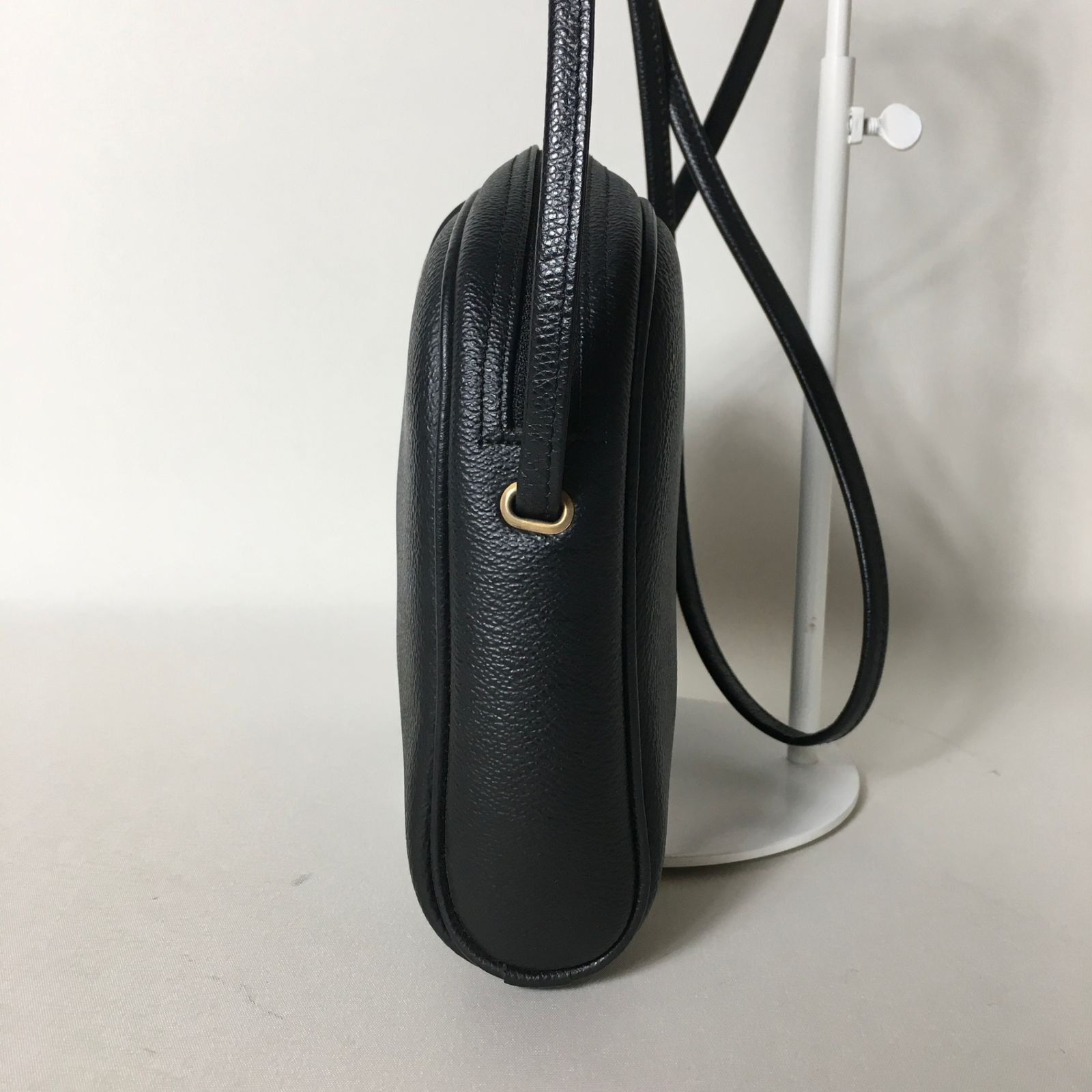 2507-74｜美品｜ディオール ショルダーバッグ ブラック ハニカム柄 2507-74｜美品｜ディオール ショルダーバッグ ブラック ハニカム