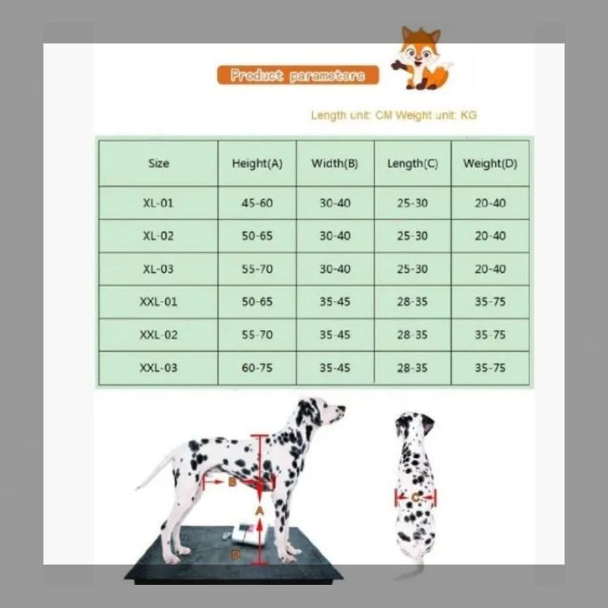 大型犬用犬用車椅子障害者用動物前肢後肢パワーカート4輪犬用車椅子調節 な高齢犬用スクーターブルドッグ