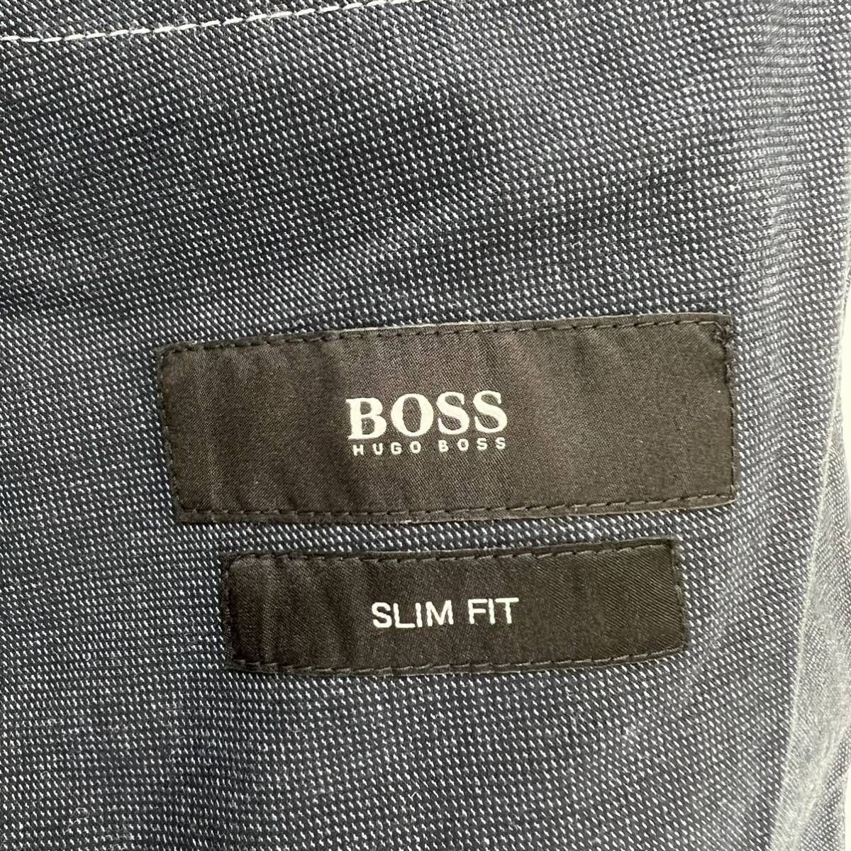 HUGO BOSS ☆ 春 夏 秋 テーラード ジャケット ネイビー スリム