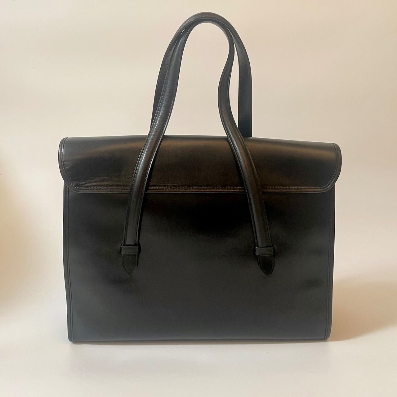 CELINE セリーヌ マカダム ケリー ハンドバッグ ブラウン ヴィンテージ 