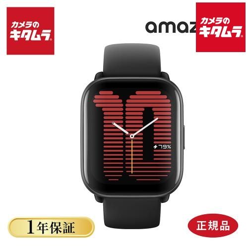 AMAZFIT スマートウォッチ Active ミッドナイトブラック SP170066C178