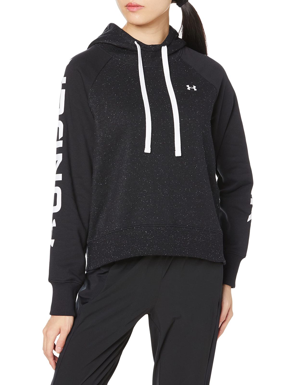 アンダーアーマー UA Rival Fleece CB Hoodie Black | White | White M