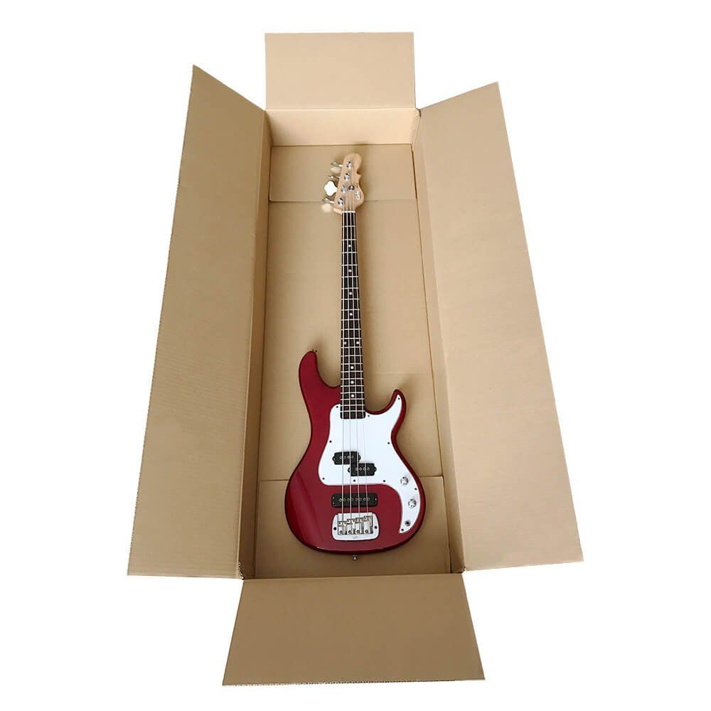 新品 ボックスバンク ギター 着物 大型 ダンボール 5枚セット 【130&times;45&times;15cm】 2つ折り配送 段ボール 箱 宅配 190サイズ 引越し FU03-0005-a2