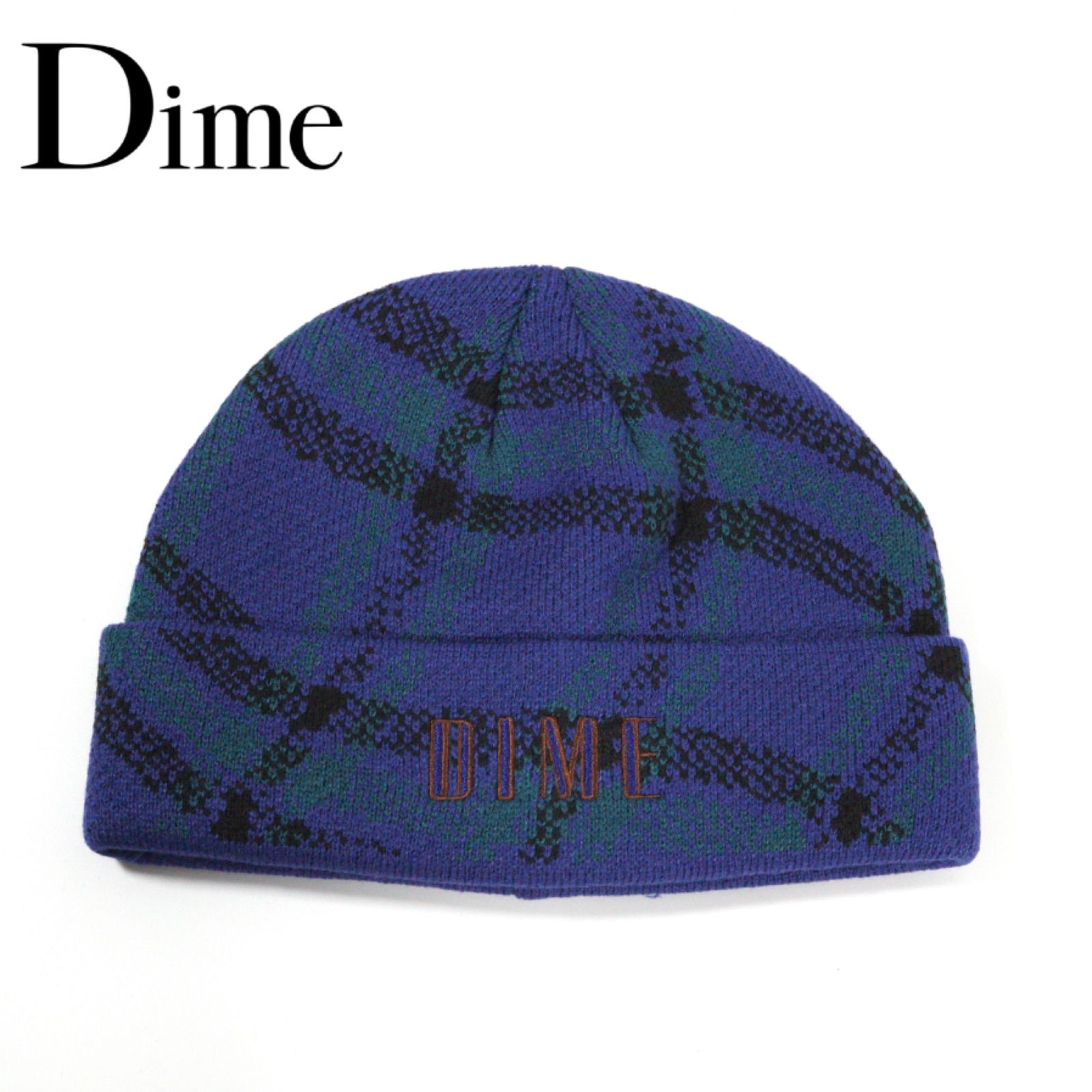 Dime WAVY PLAID CUFF BEANIE ダイム Dime WAVY PLAID CUFF BEANIE ダイム