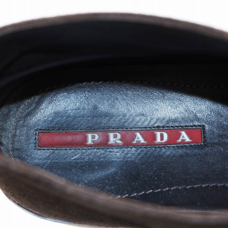 プラダスポーツ PRADA SPORT チャッカブーツ レースアップ