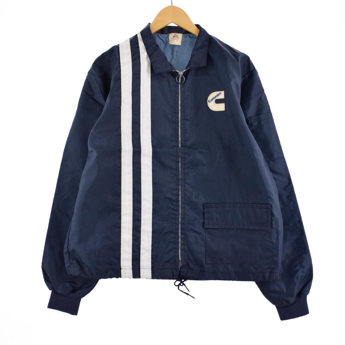 古着 70~80年代 THE GREAT LAKES JAKET ナイロンレーシングジャケット 