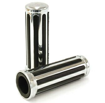 クローム＆フラットラバーグリップ