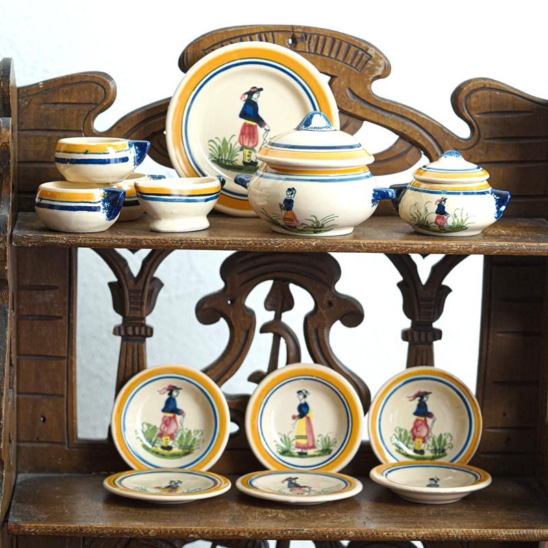 粉彩花瓶三本組 人物花鳥文様 色絵磁器 清朝様式 大型図録本