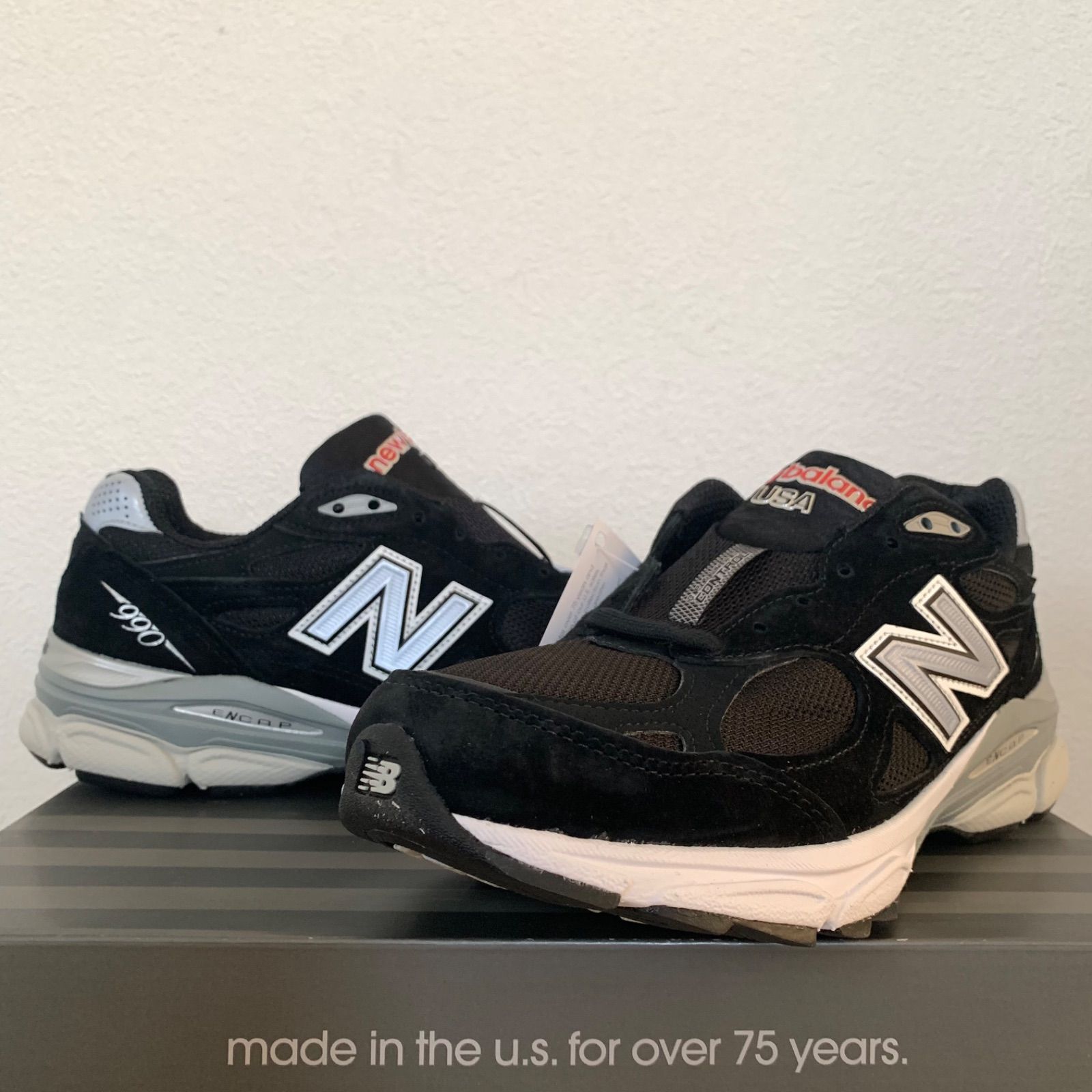 new balance M990 BS3 ブラック ニューバランス 990 V3 - NBモール