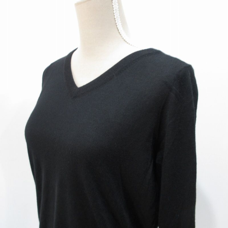 NN　美品　オンワード メモリー カシミヤ100% フォックス 黒 23区 オンワード樫山 極美品 ニット セーター カシミヤ シルク混