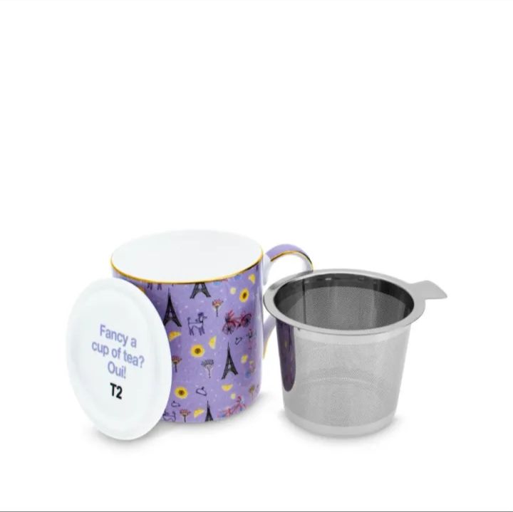 T2 ティーツー マグカップ French Earl Grey 茶葉 茶こし リーフ