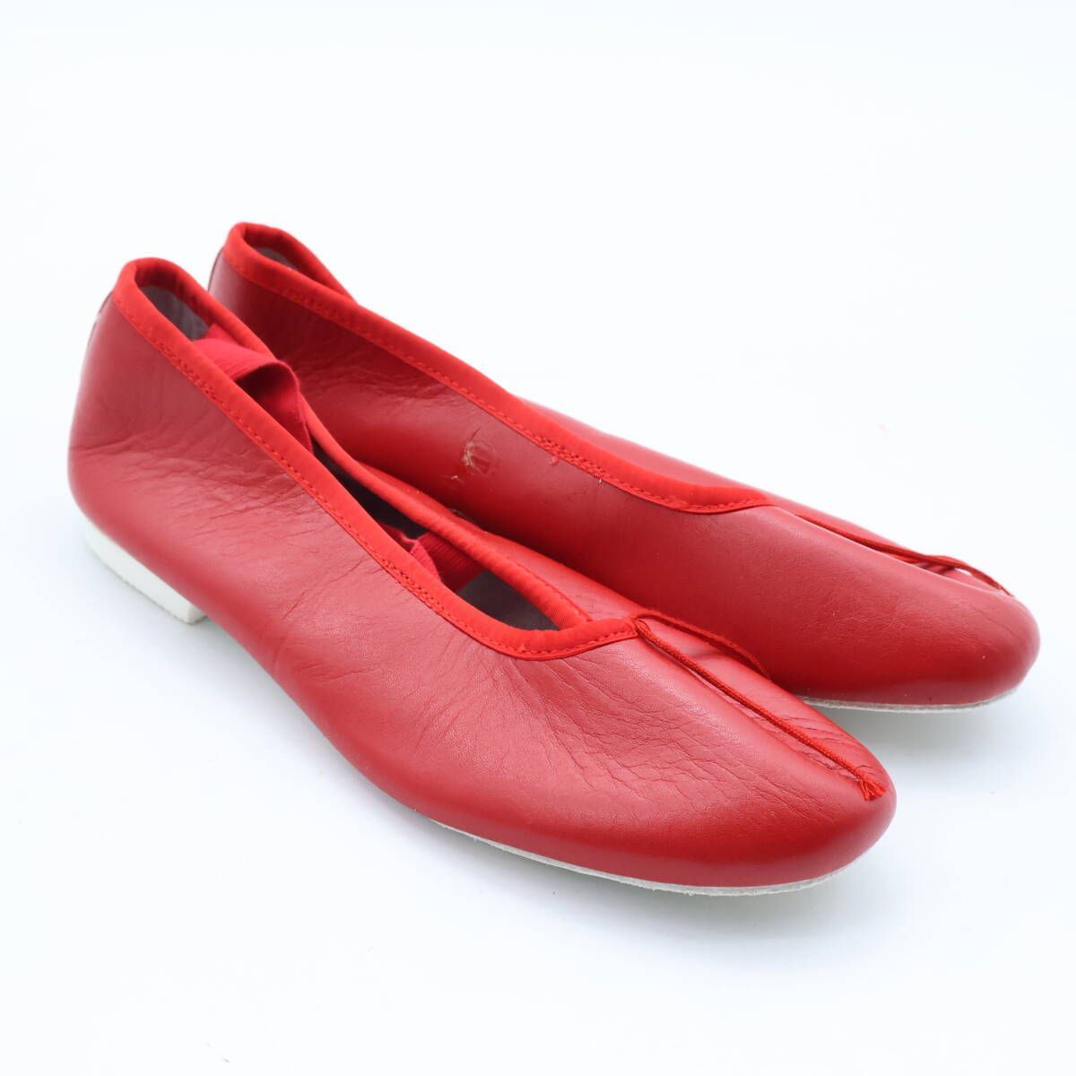 日本製 フォークダンス用衣装】23.5CM レッド Chacott