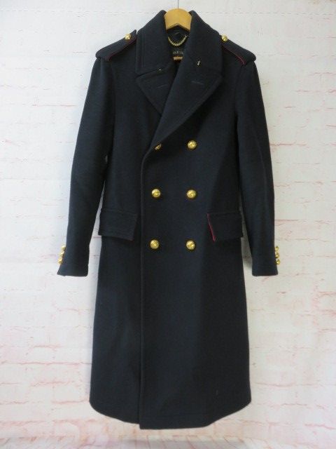 中古】 16AW BURBERRY ﾊﾞｰﾊﾞﾘｰ Technical Wool Military Coat ﾋﾟｰｺｰﾄ