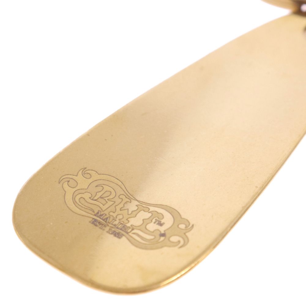 BWL靴ベラ プレート ゴールド 金メッキ キーリング ビルウォールレザー Bill Wall Leather/BWL (ビルウォールレザー) Shoehorn Plate 金メッキ