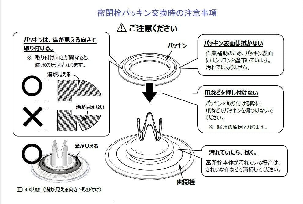 INAX LIXIL 浴槽プッシュワンウェイ排水栓用レリース - その他