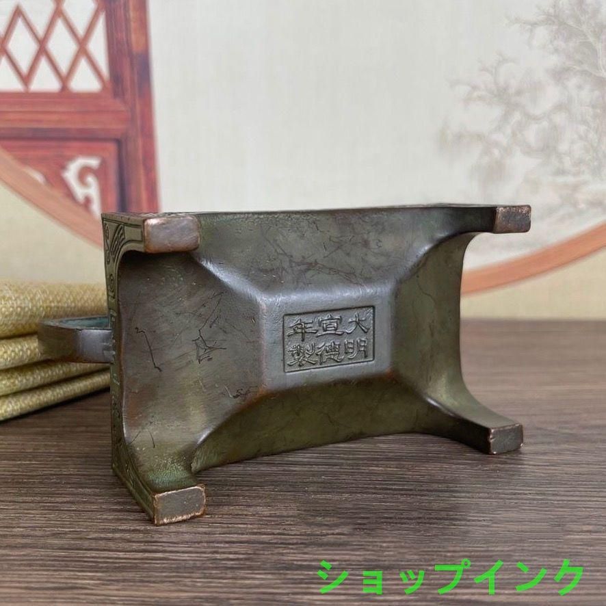 瑞獣三足両耳香炉 磁器香炉 香具 仏具 工芸品 装飾品 美術品 置物 瑞獣三足両耳香炉 磁器香炉 香具 仏具 工芸品 装飾品 美術品