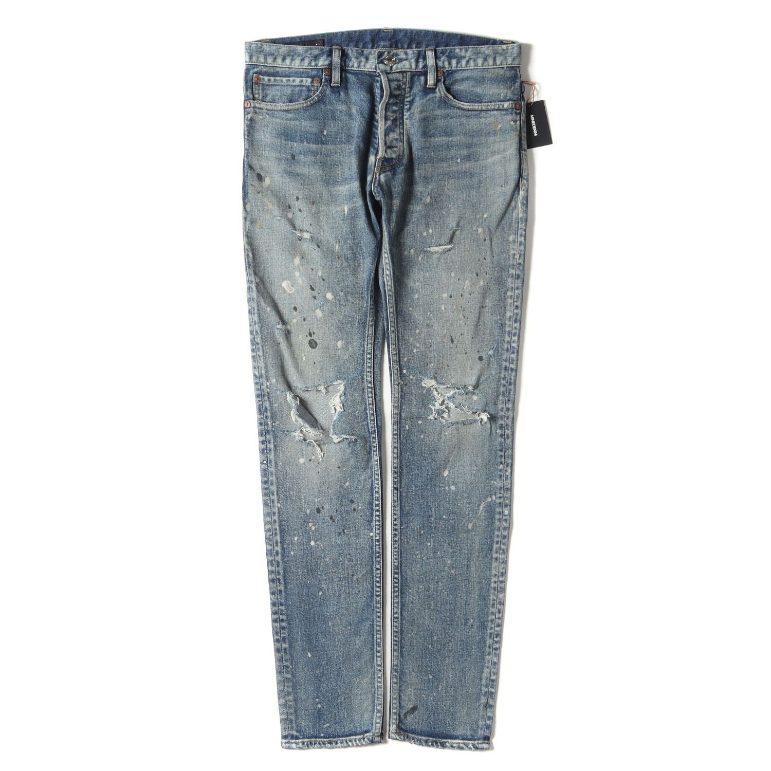 MINED ダメージジーンズ ミ325 MINEDENIM】ダメージデニム ダメージジーンズ 新品未使用 32