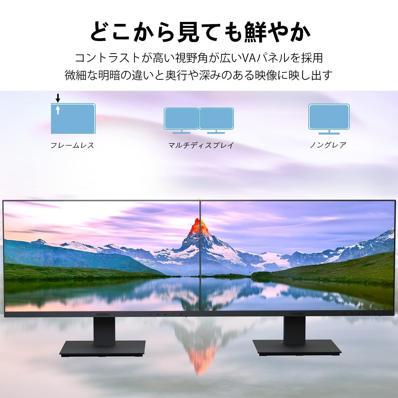 LG フレームレス モニター ディスプレイ 24ML600S-W 23.8インチ フルHD