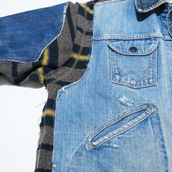 Rebuild by Needles リビルド バイ ニードルズ JEAN JACKET+BLANKET