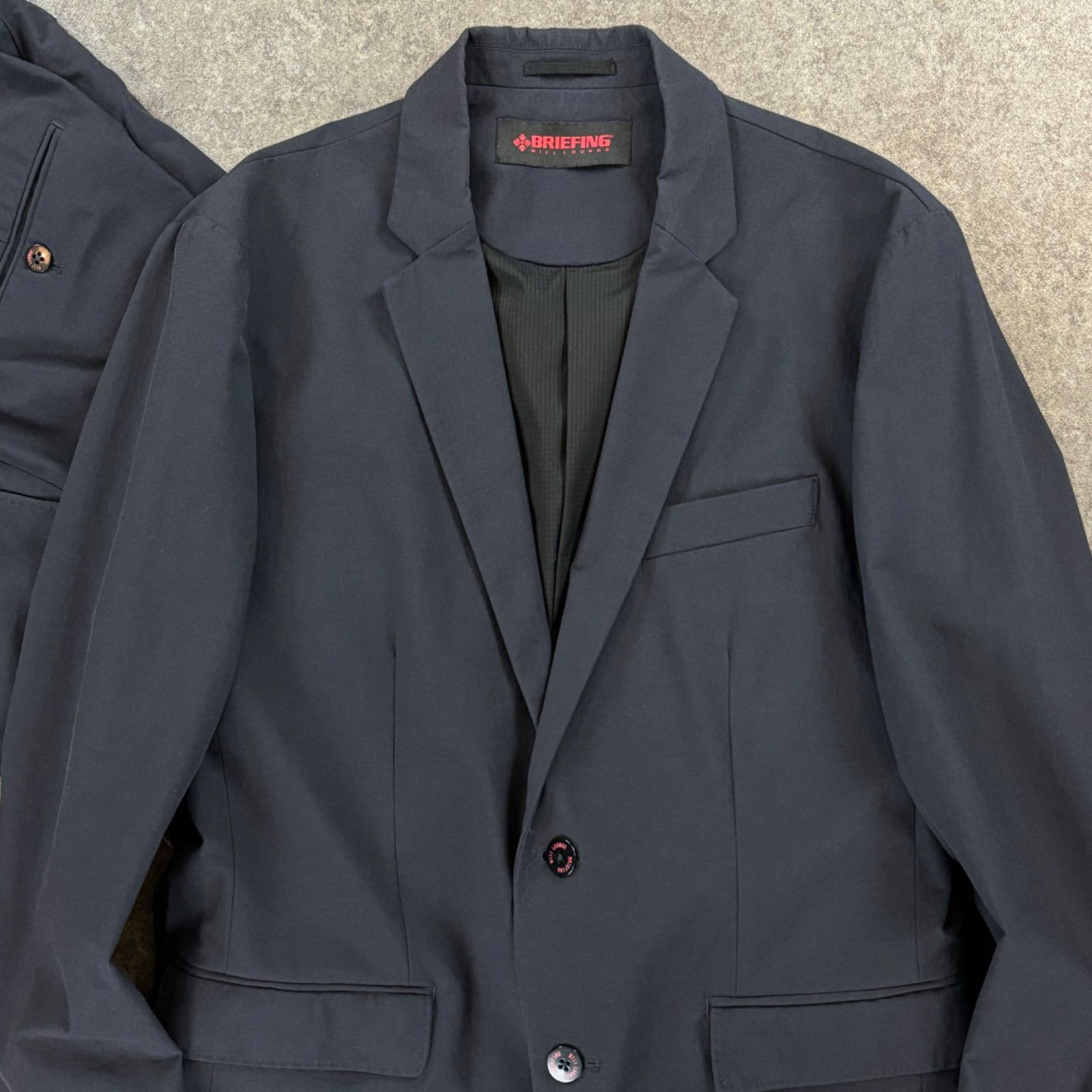 BRIEFIENG WILL LOUNGE NANO UNIVERSE Set Up Business Suit Navy 