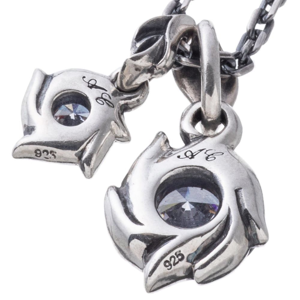 ツインフローラルペンダント