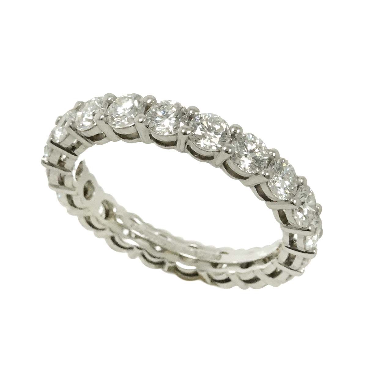 ティファニー 3mm ダイヤモンド エンブレイス フォーエバーリング 鑑定書なし ティファニー エンブレイス フォーエバーバンドリング 3mm幅