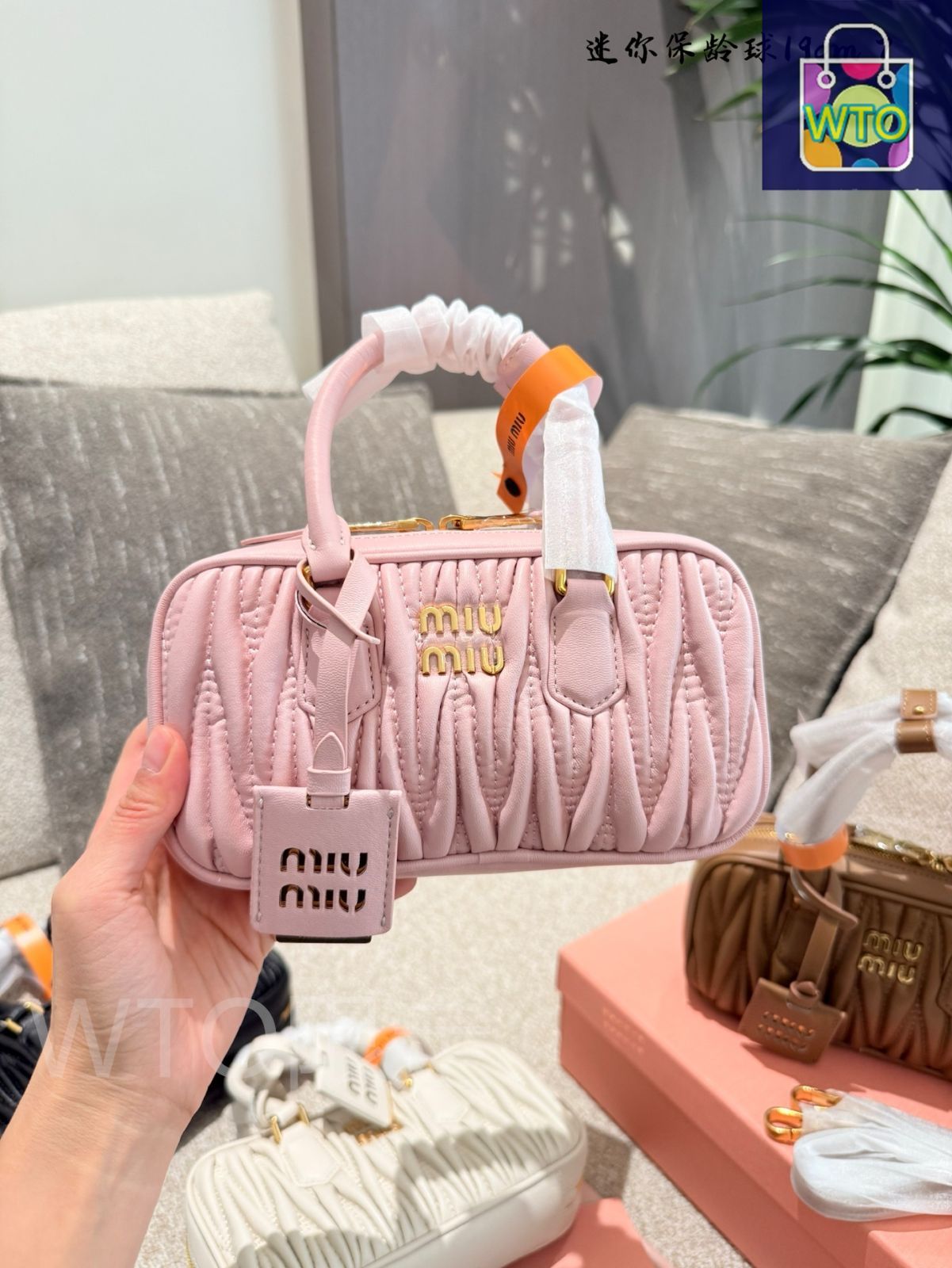 miumiu ボウリングバッグ MIU MIU ‎❤︎ミュウミュウボウリングバッグ ハンドバッグ
