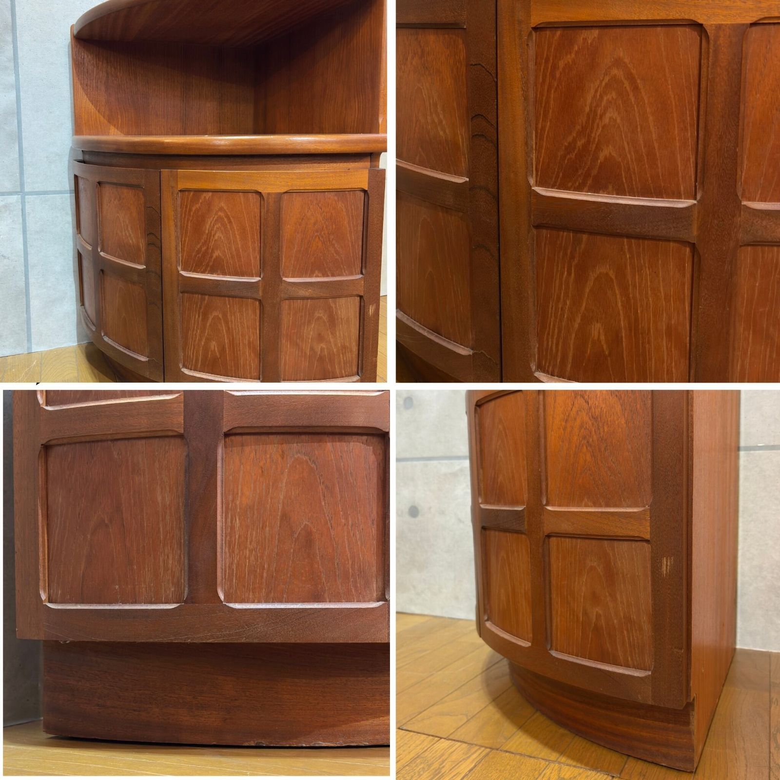 チーク材 コーナーユニット